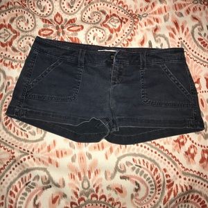 Hollister Navy Twill Shorts
